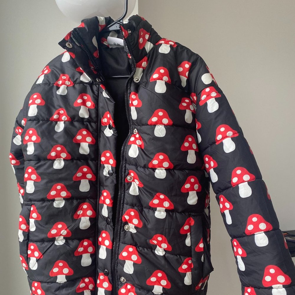 Dollskill mushroom puffer jacket